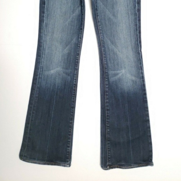 7 for all Mankind BOOT CUT Low Rise Jeans 25 31 - Picture 6 of 8